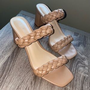 Sincerely Jules Block Braided Heel